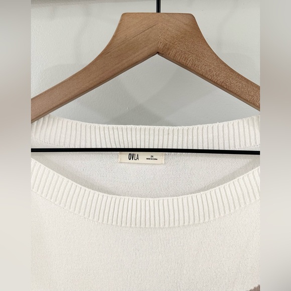 OVLA Color Block Sweater Size 2X - Picture 6 of 7